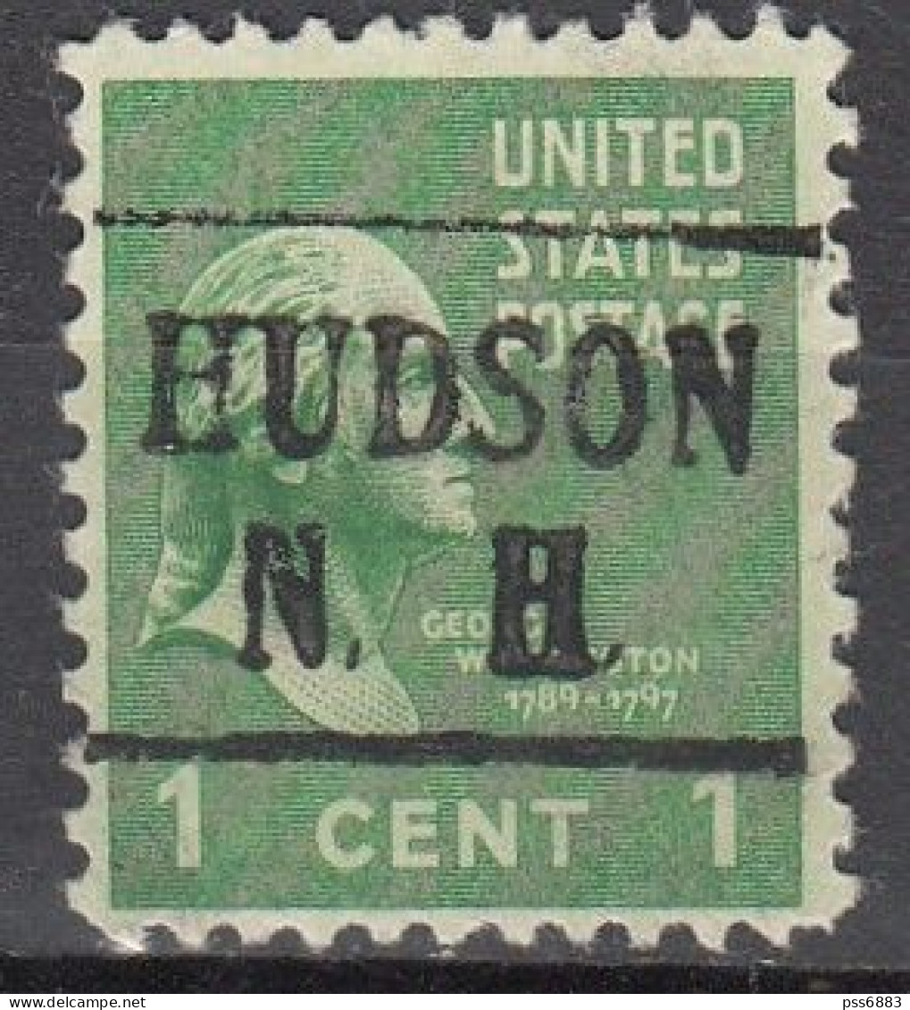 USA LOCAL Precancel/Vorausentwertung/Preo From NEW HAMPSHIRE - Hudson - Type L-1 HS - Preobliterati