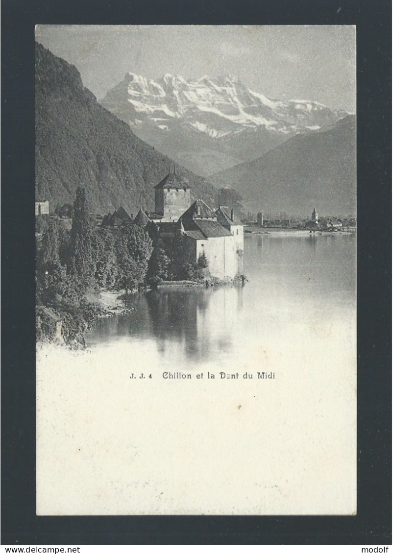 CPA - Suisse - Chillon Et La Dent Du Midi - Non Circulée - Autres & Non Classés