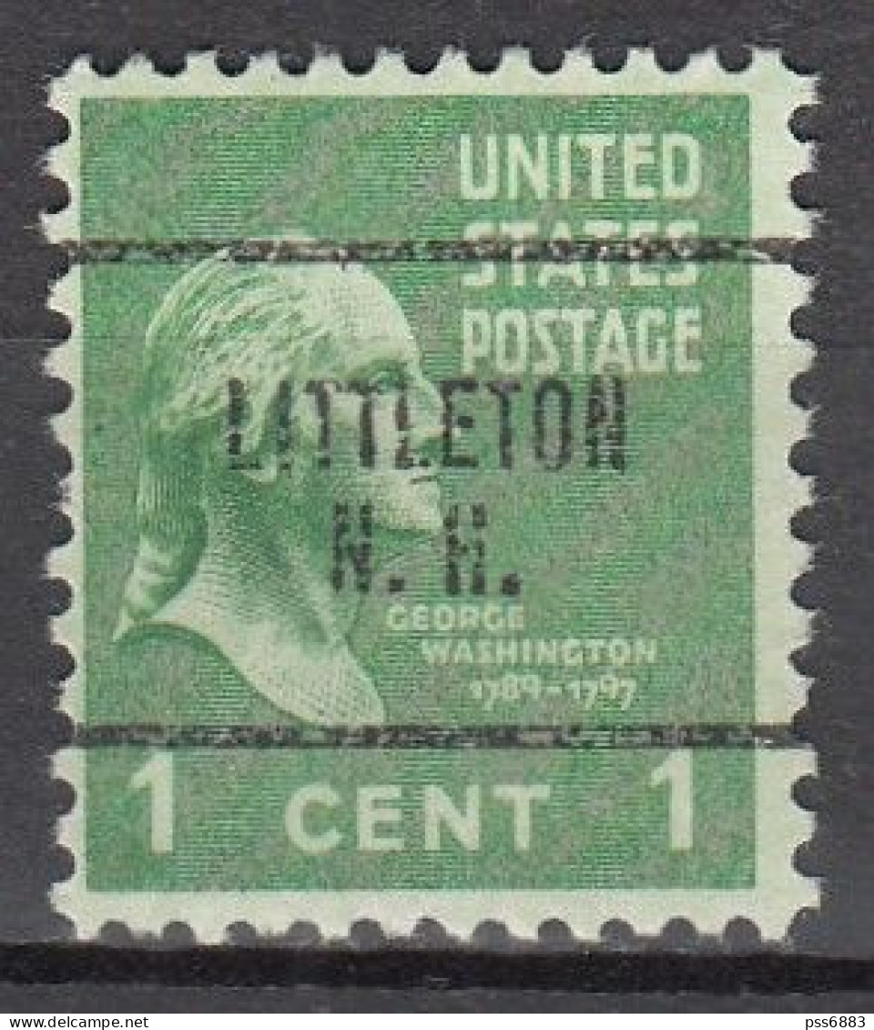 USA LOCAL Precancel/Vorausentwertung/Preo From NEW HAMPSHIRE - Littleton - Type 704 - Precancels