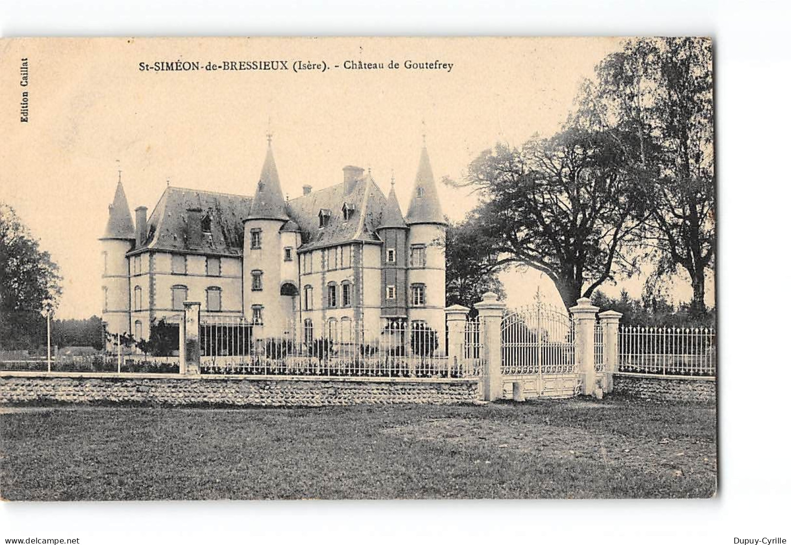 SAINT SIMEON DE BRESSIEUX - Château De Goutefrey - Très Bon état - Other & Unclassified