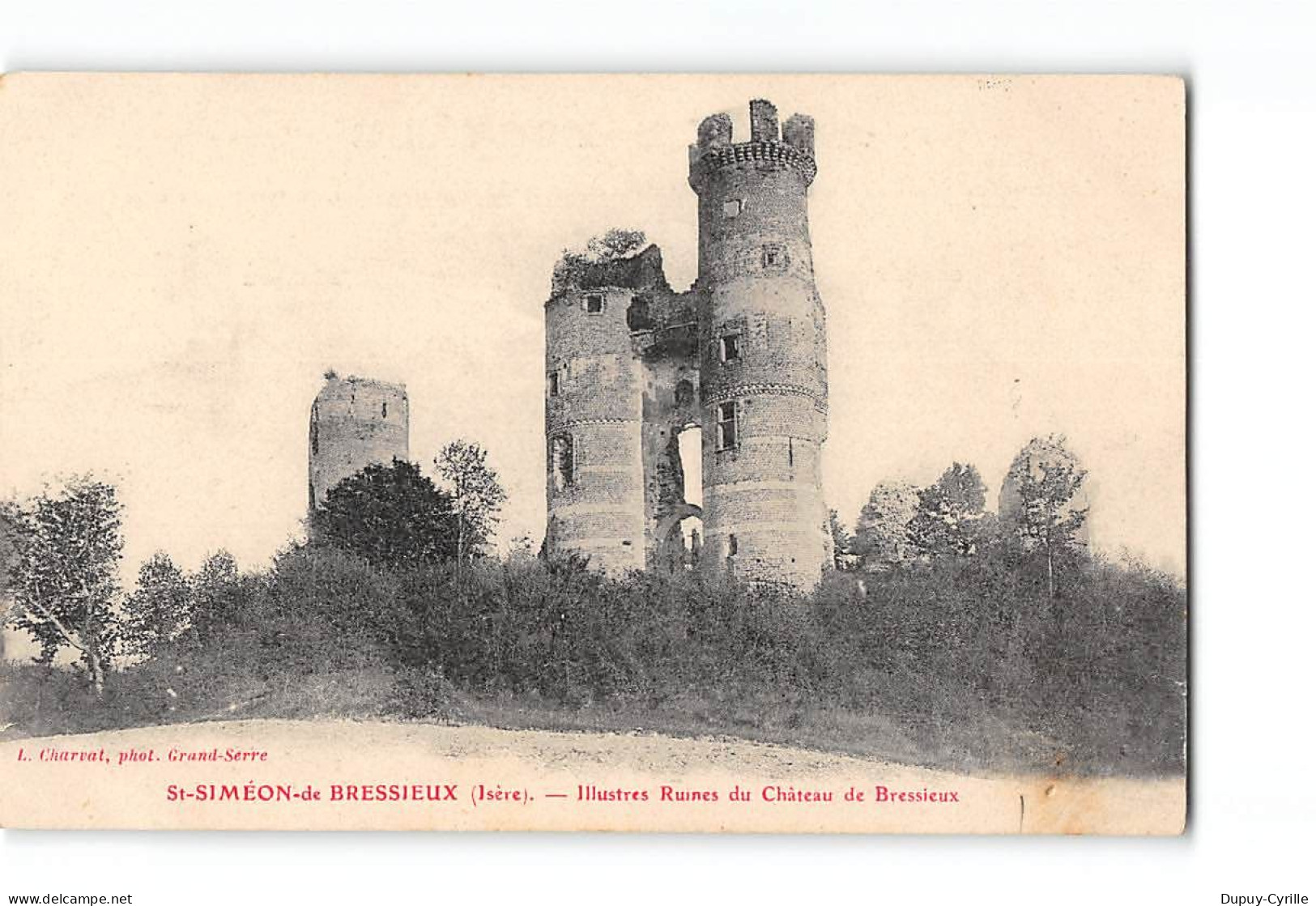 SAINT SIMEON DE BRESSIEUX - Ruines Du Château De Bressieux - Très Bon état - Other & Unclassified