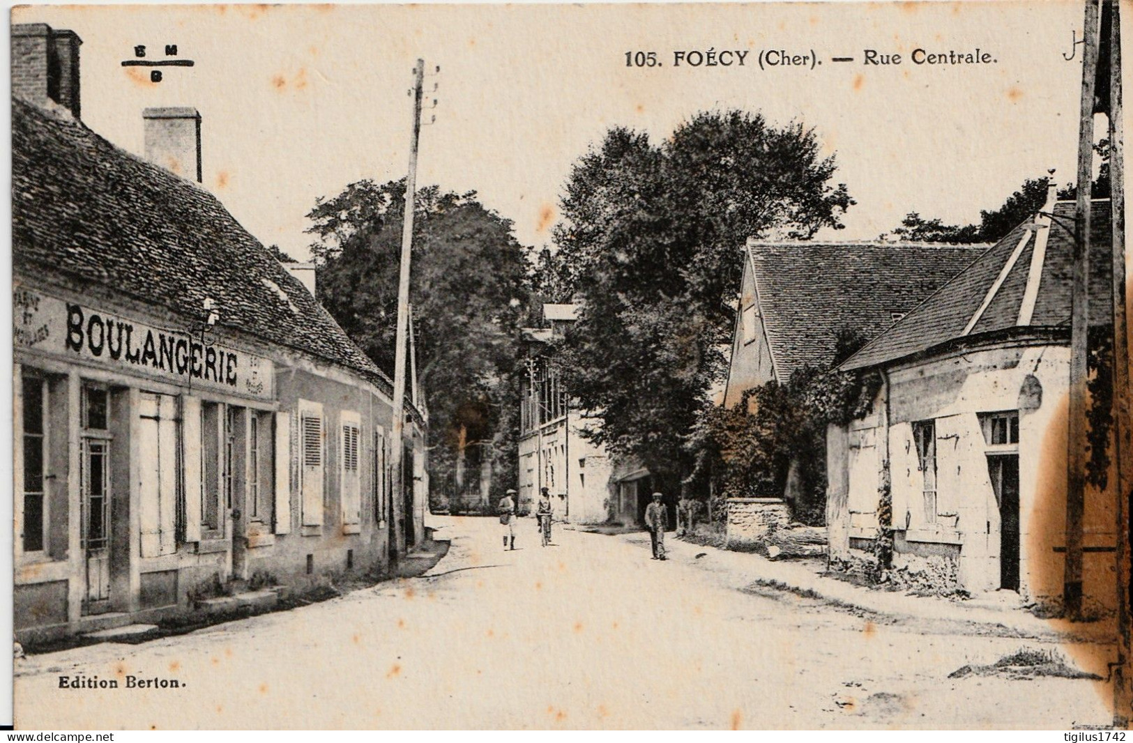 Foécy (Cher) Rue Centrale - Autres & Non Classés