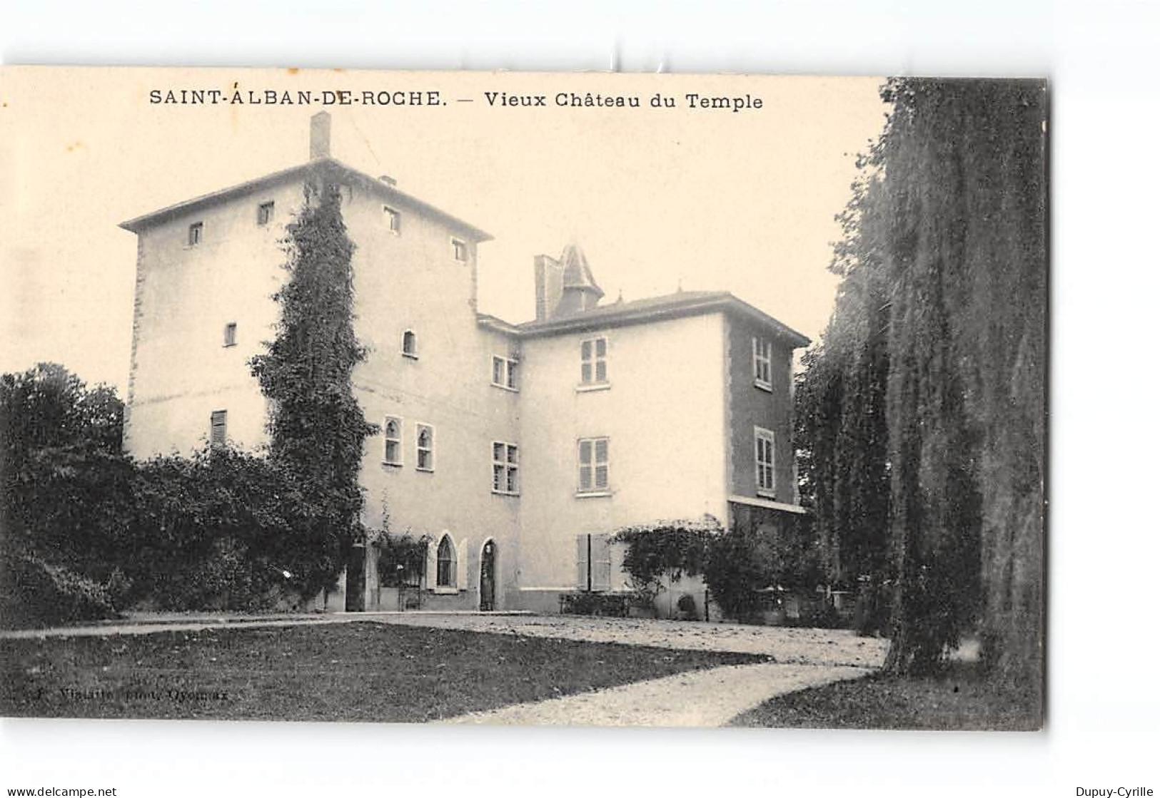 SAINT ALBAN DE ROCHE - Vieux Château Du Temple - Très Bon état - Sonstige & Ohne Zuordnung