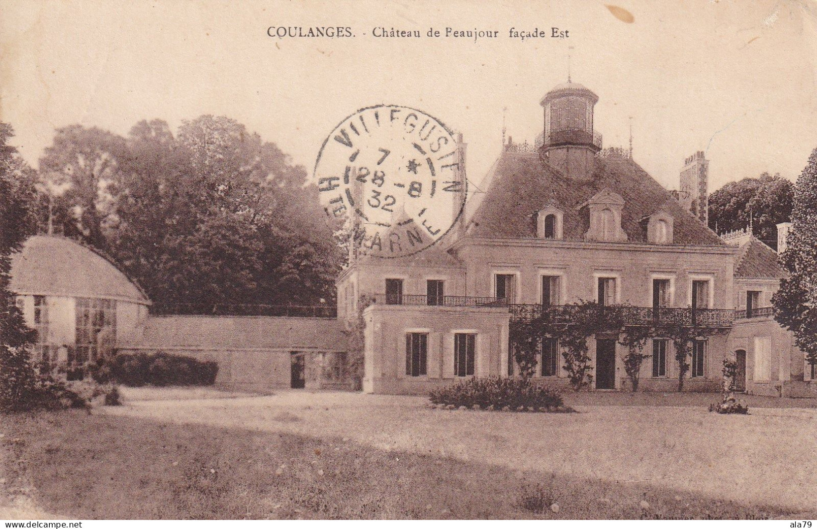 Coulanges  Château De Beaujour  Façade Est - Other & Unclassified