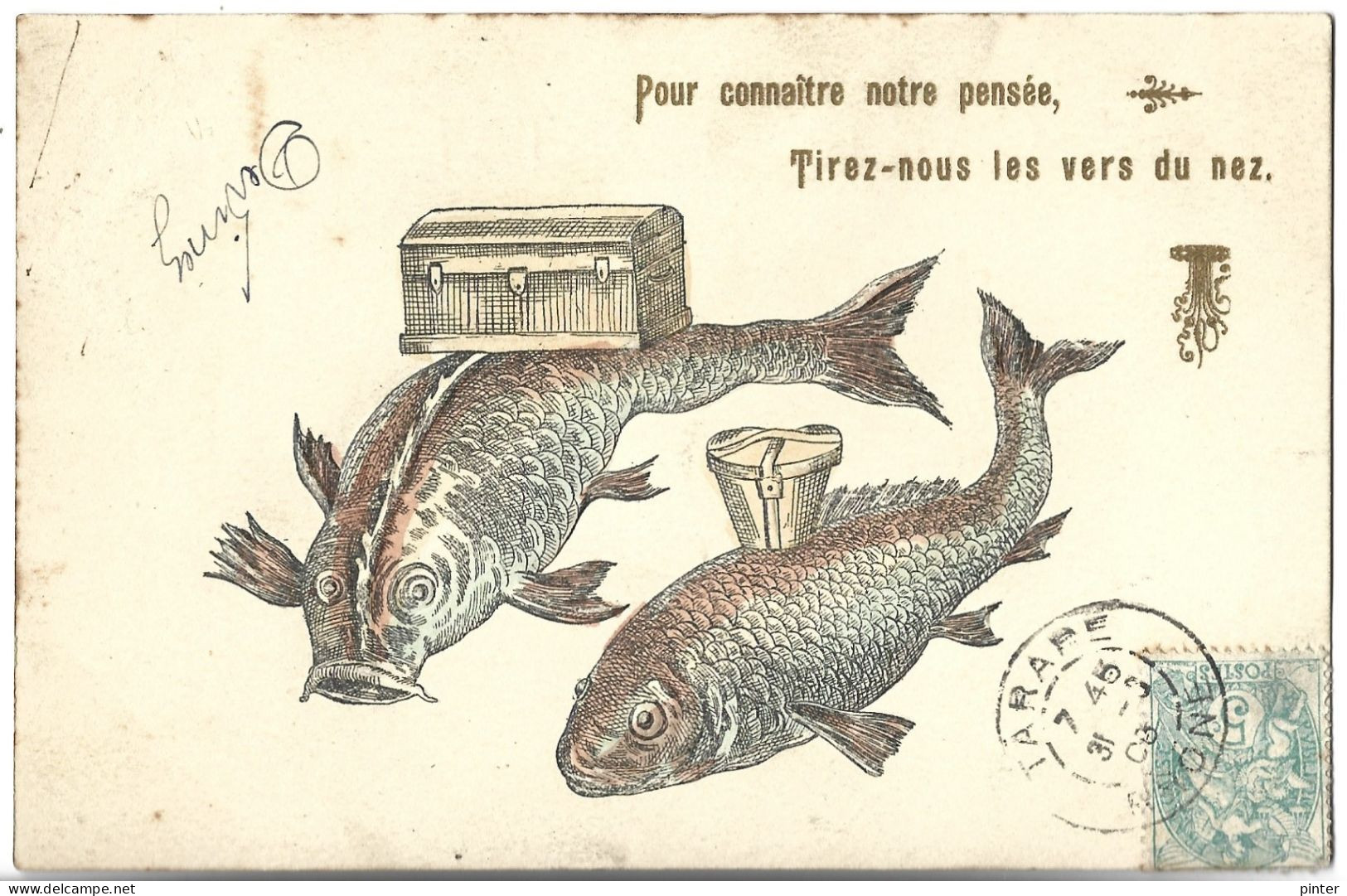 POISSONS - Pour Connaitre Notre Pensée, Tirez-nous Les Vers Du Nez - Fish & Shellfish