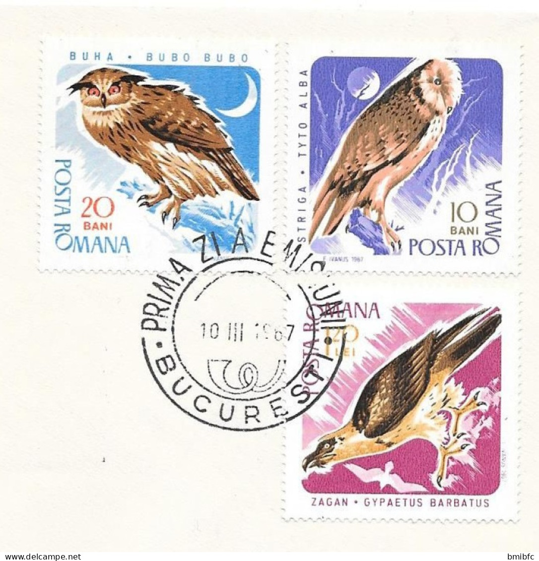 PASARI DE PRADA - BUCUREST 10 III 1967 - Arends & Roofvogels