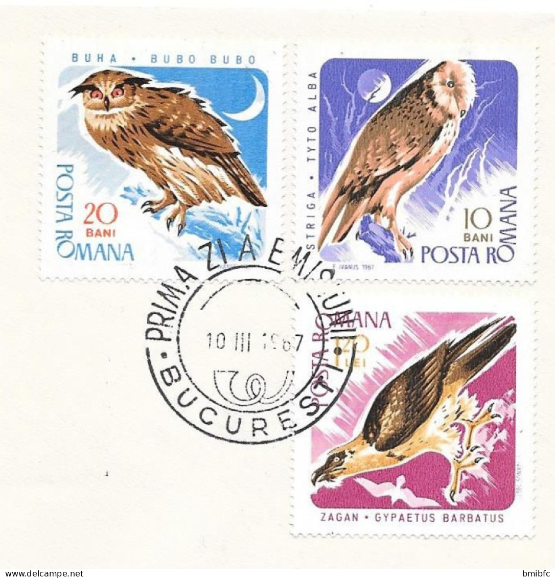 PASARI DE PRADA - BUCUREST 10 III 1967 - Eagles & Birds Of Prey