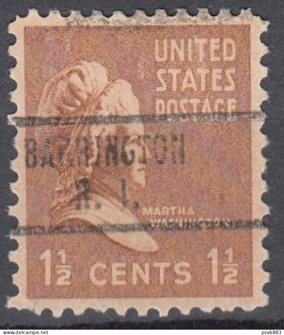 USA LOCAL Precancel/Vorausentwertung/Preo From RHODE ISLAND - Barrington - Type 734 - Boites A Timbres