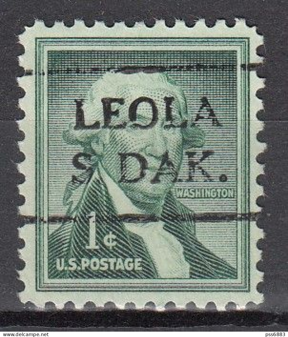 USA LOCAL Precancel/Vorausentwertung/Preo From SOUTH DAKOTA - Leola - Type 716 - Cajas Para Sellos