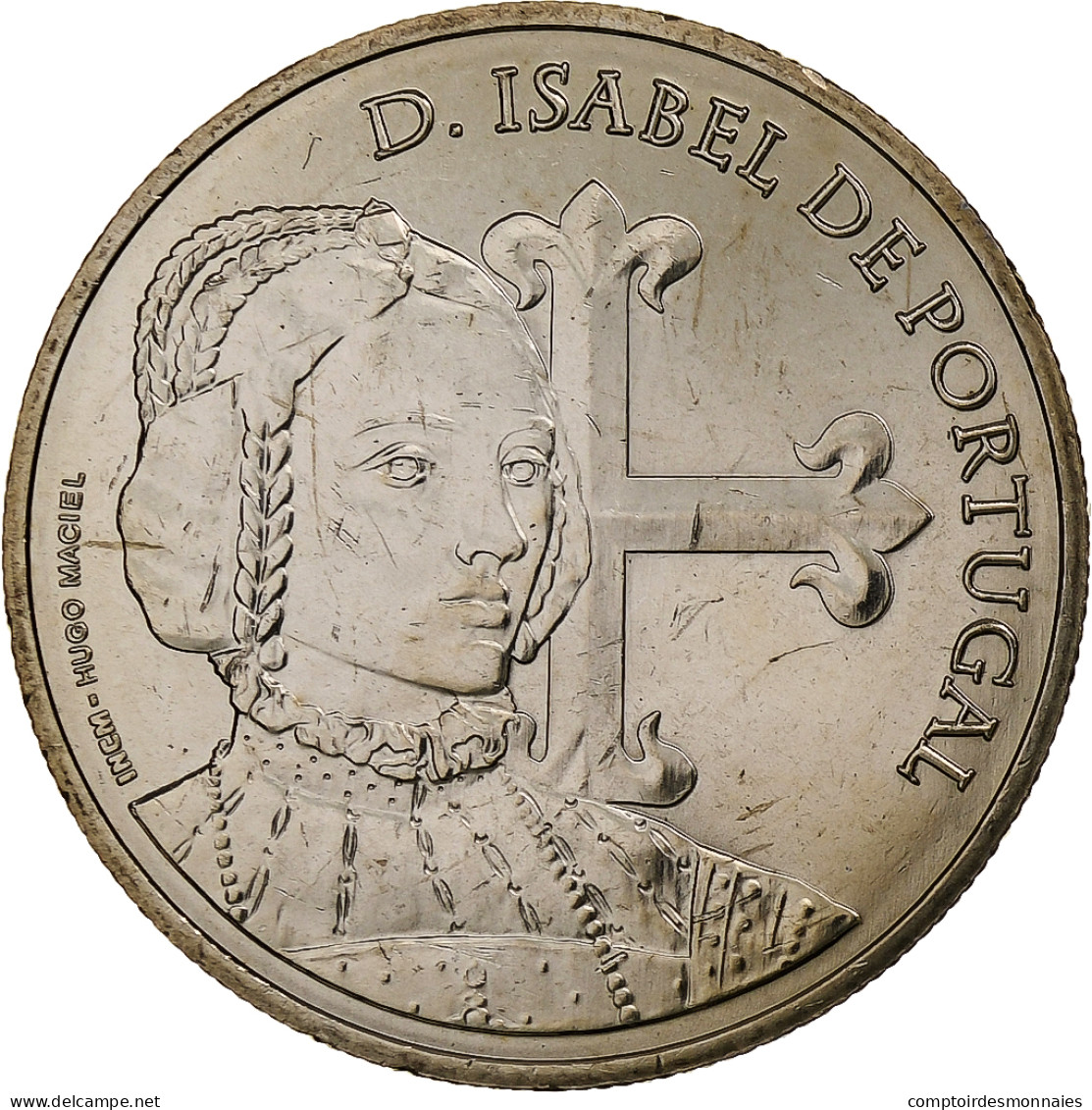 Portugal, 5 Euro, Isabel De Portugal, 2015, Lisbonne, Argent, SPL - Portugal