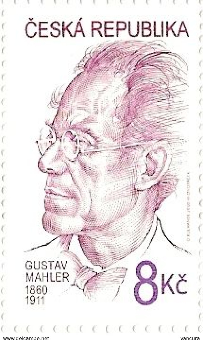 ** 257 Czech Republic G. Mahler 2000 - Unused Stamps