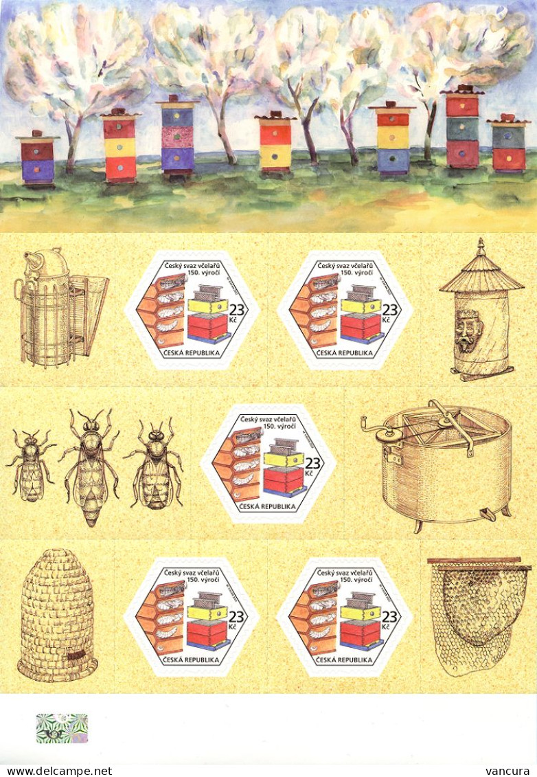 A 1161 Czech Republic 150 Years Of The Czech Beekeepers Association 2022 - Honingbijen
