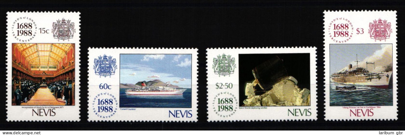 Nevis 501-504 Postfrisch Lloyds #JH824 - St.Kitts-et-Nevis ( 1983-...)