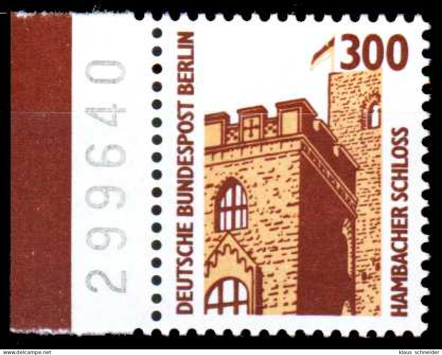 BERLIN DS SEHENSW Nr 799-BN Postfrisch SRA S3B48BA - Nuovi