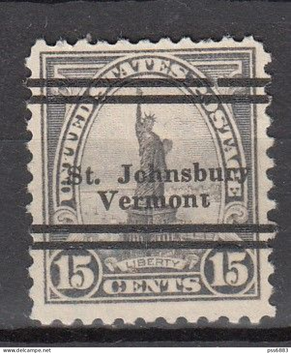 USA LOCAL Precancel/Vorausentwertung/Preo From VERMONT - Johnsbury - Type L-8 TS - Kisten Für Briefmarken