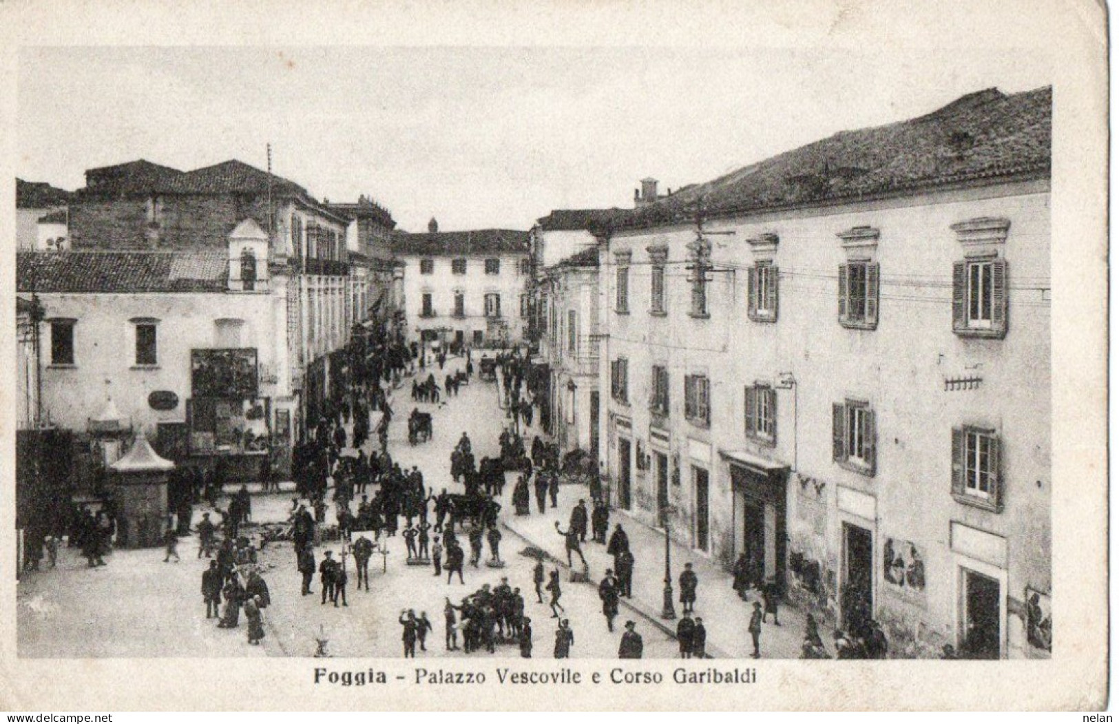 FOGGIA - PALAZZO VESCOVILE E CORSO GARIBALDI - F.P. - Foggia