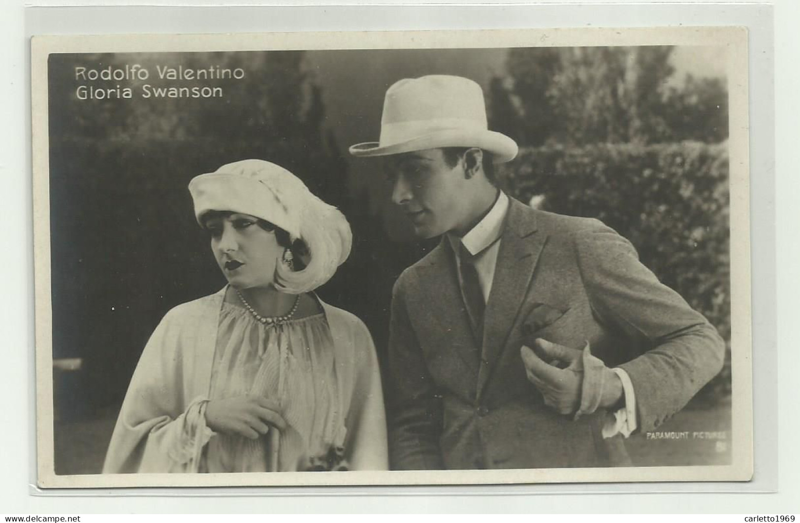 ATTORI RODOLFO VALENTINO E GLORIA SWANSON  - FOTOGRAFICA  - NV FP - Schauspieler