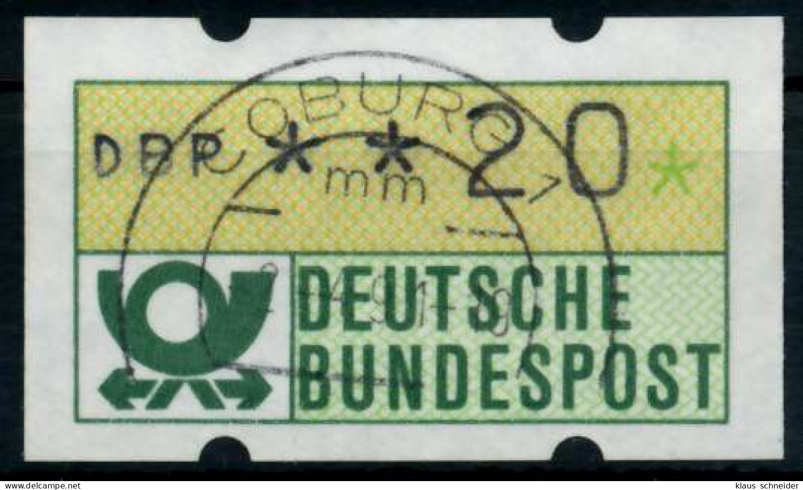 BRD ATM 1981 Nr 1-1-020 Gestempelt X970382 - Timbres De Distributeurs [ATM]