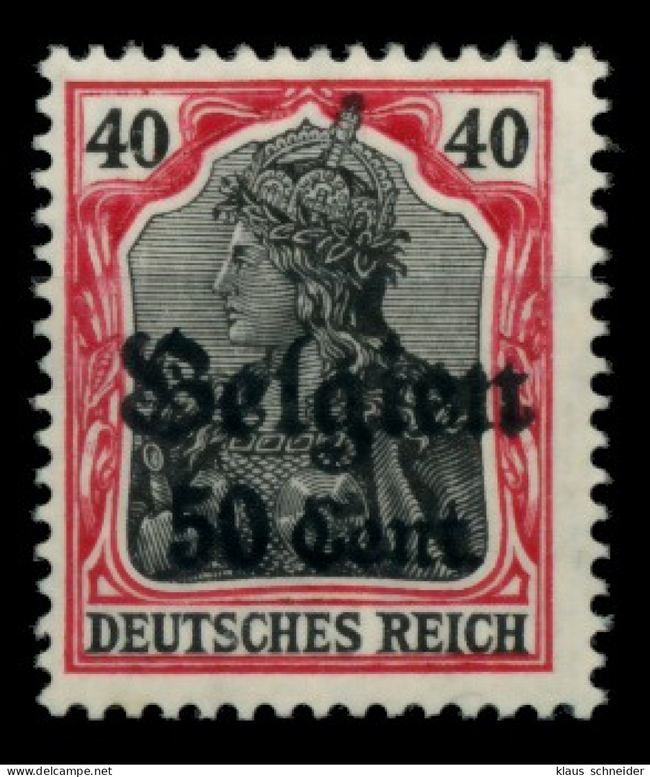 BES 1WK LP BELGIEN Nr 20bI Postfrisch Gepr. X6DCD32 - Bezetting 1914-18