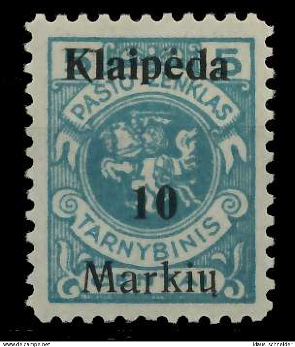 MEMEL 1923 Nr 129I Postfrisch X7DA482 - Memelgebiet 1923