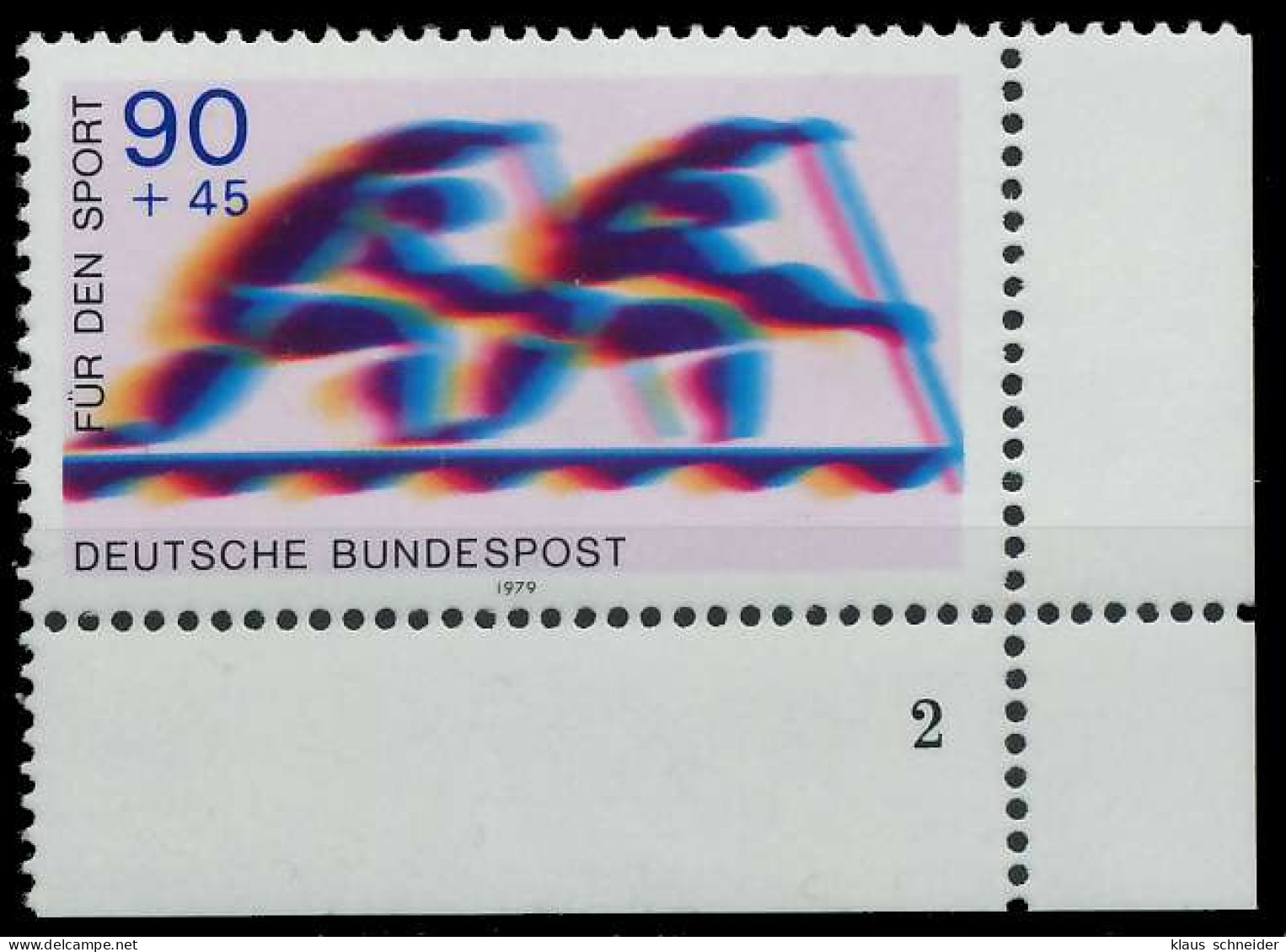 BRD BUND 1979 Nr 1010 Postfrisch Ungebraucht FORMNUMMER 2 X8077EA - Ongebruikt