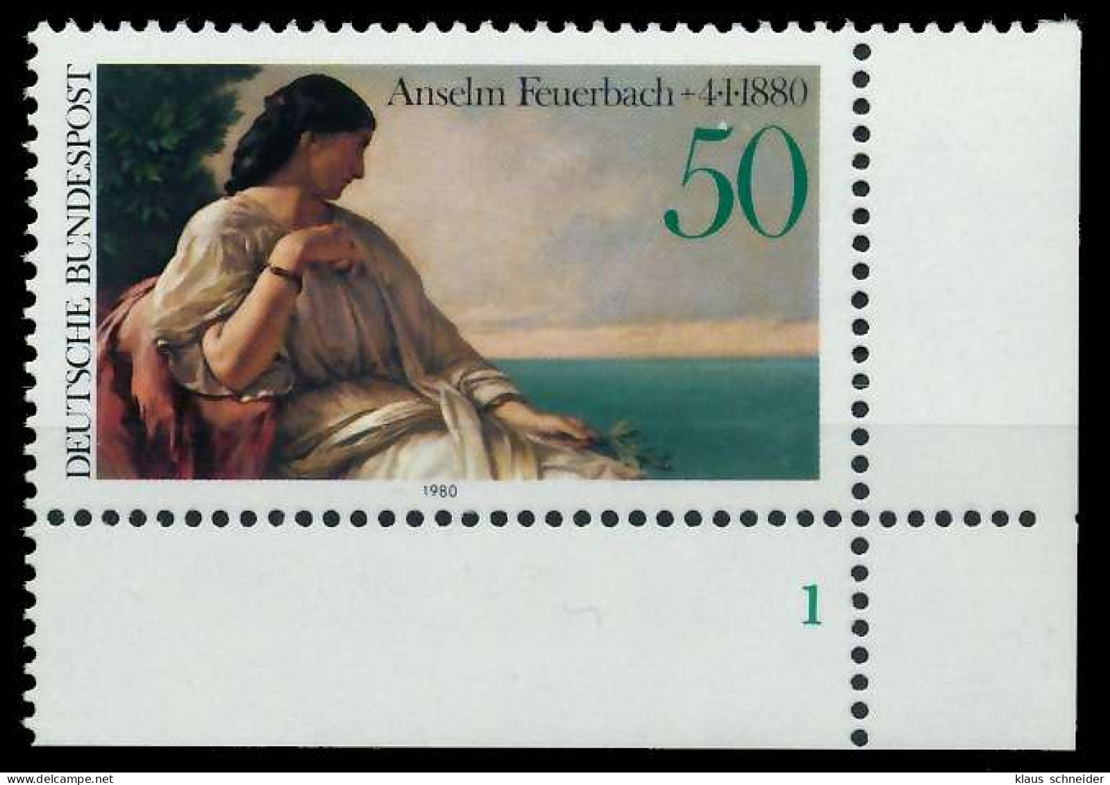 BRD BUND 1980 Nr 1033 Postfrisch FORMNUMMER 1 X807D16 - Unused Stamps