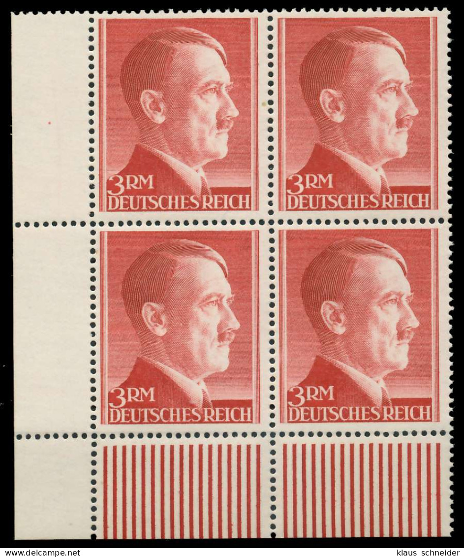 DEUTSCHES REICH 1941 Nr 801B Postfrisch VIERERBLOCK ECK X877CC6 - Unused Stamps