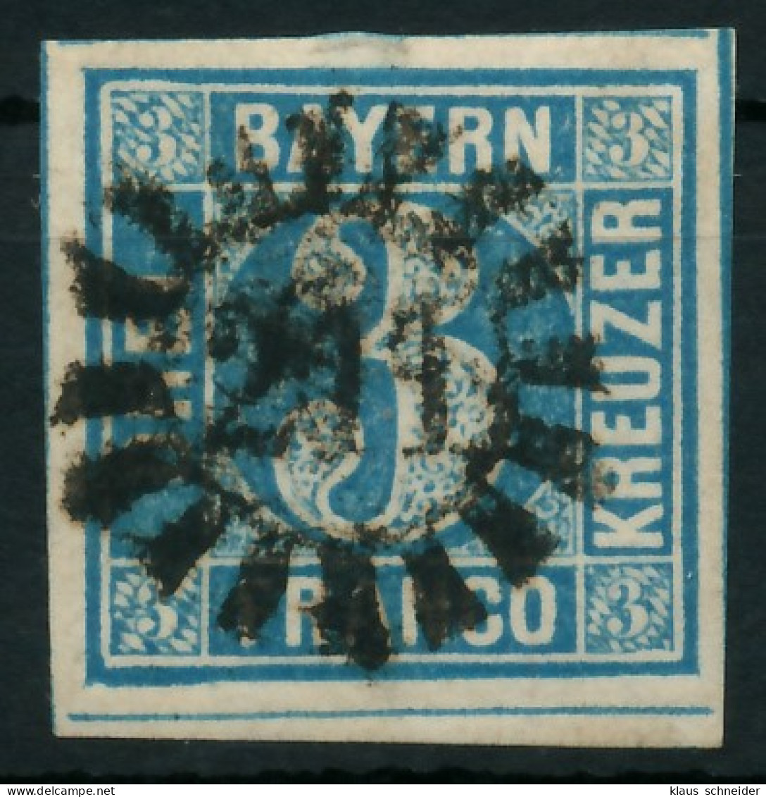 BAYERN MÜHLRADSTEMPEL AUF Nr 2II GMR 211 ZENTR- X87E52A - Used