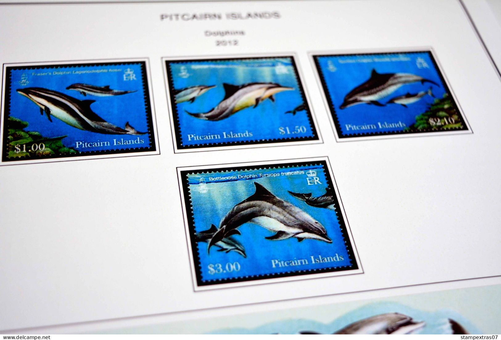 COLOR PRINTED PITCAIRN ISLANDS 2011-2023 STAMP ALBUM PAGES (41 illustrated pages) >> FEUILLES ALBUM+++