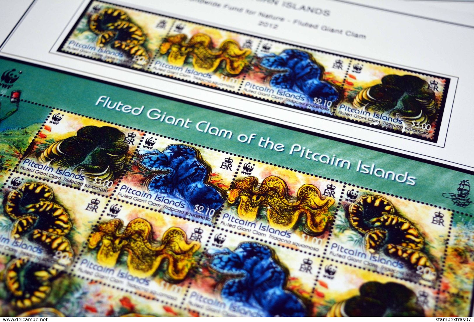 COLOR PRINTED PITCAIRN ISLANDS 2011-2023 STAMP ALBUM PAGES (41 illustrated pages) >> FEUILLES ALBUM+++