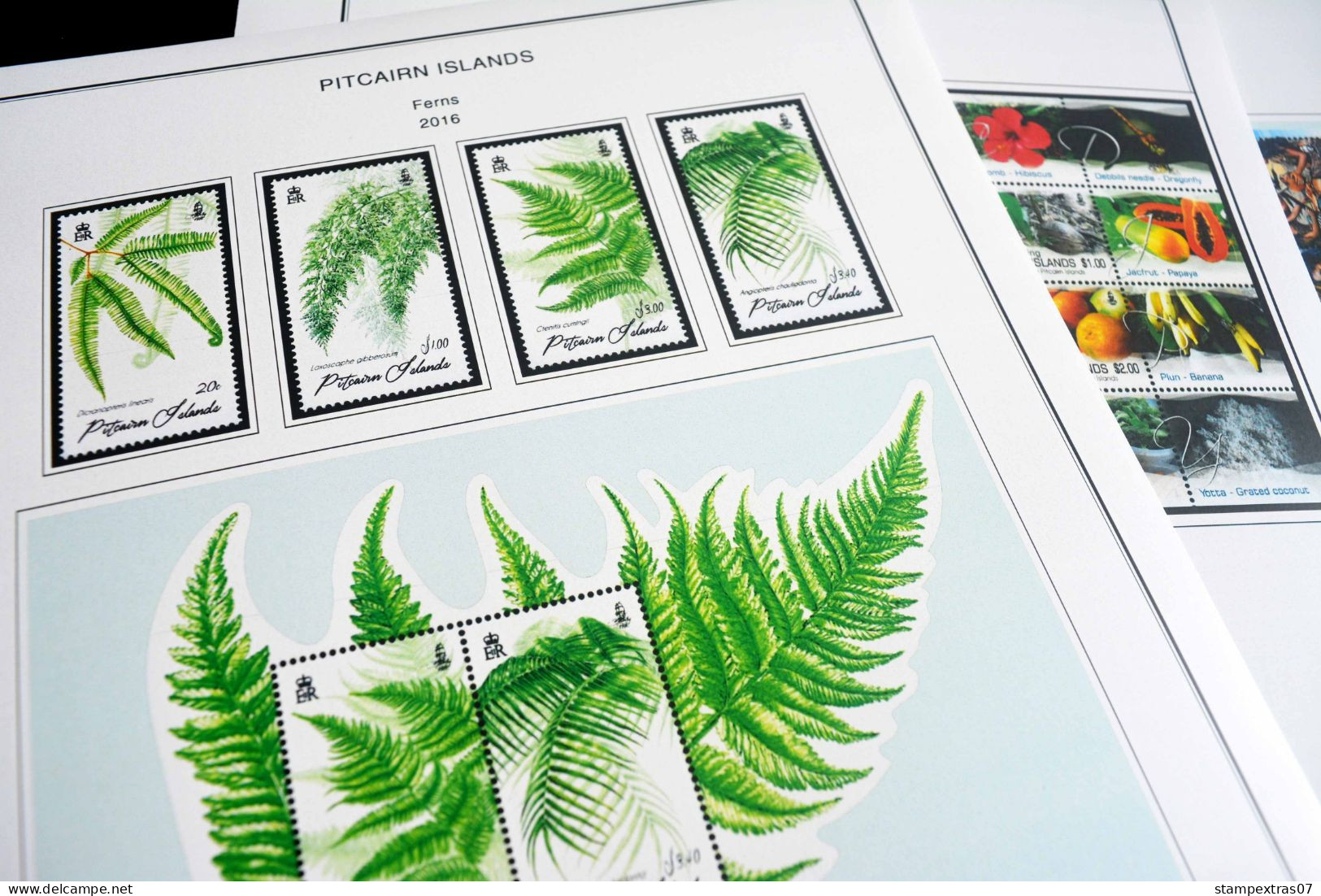 COLOR PRINTED PITCAIRN ISLANDS 2011-2023 STAMP ALBUM PAGES (41 illustrated pages) >> FEUILLES ALBUM+++