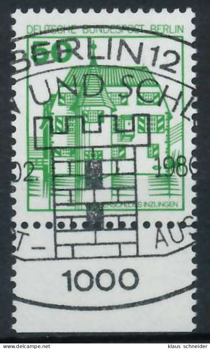 BERLIN DS BURGEN U. SCHLÖSSER Nr 615A ESST ZENT X914D0E - Oblitérés