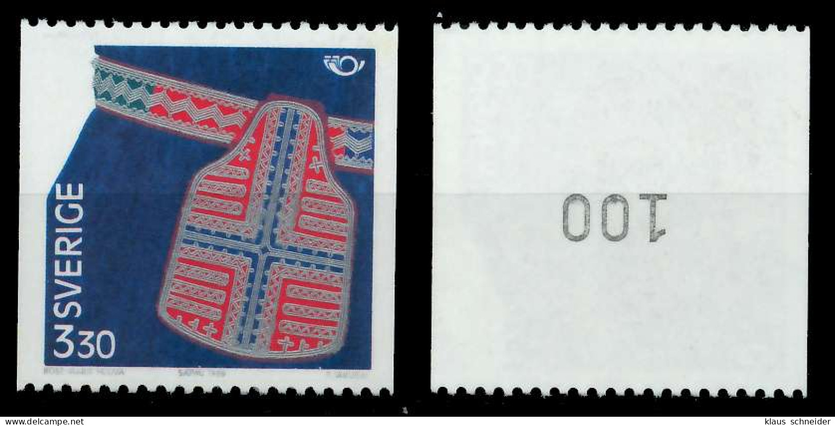 SCHWEDEN 1989 Nr 1538R Postfrisch X084192 - Unused Stamps