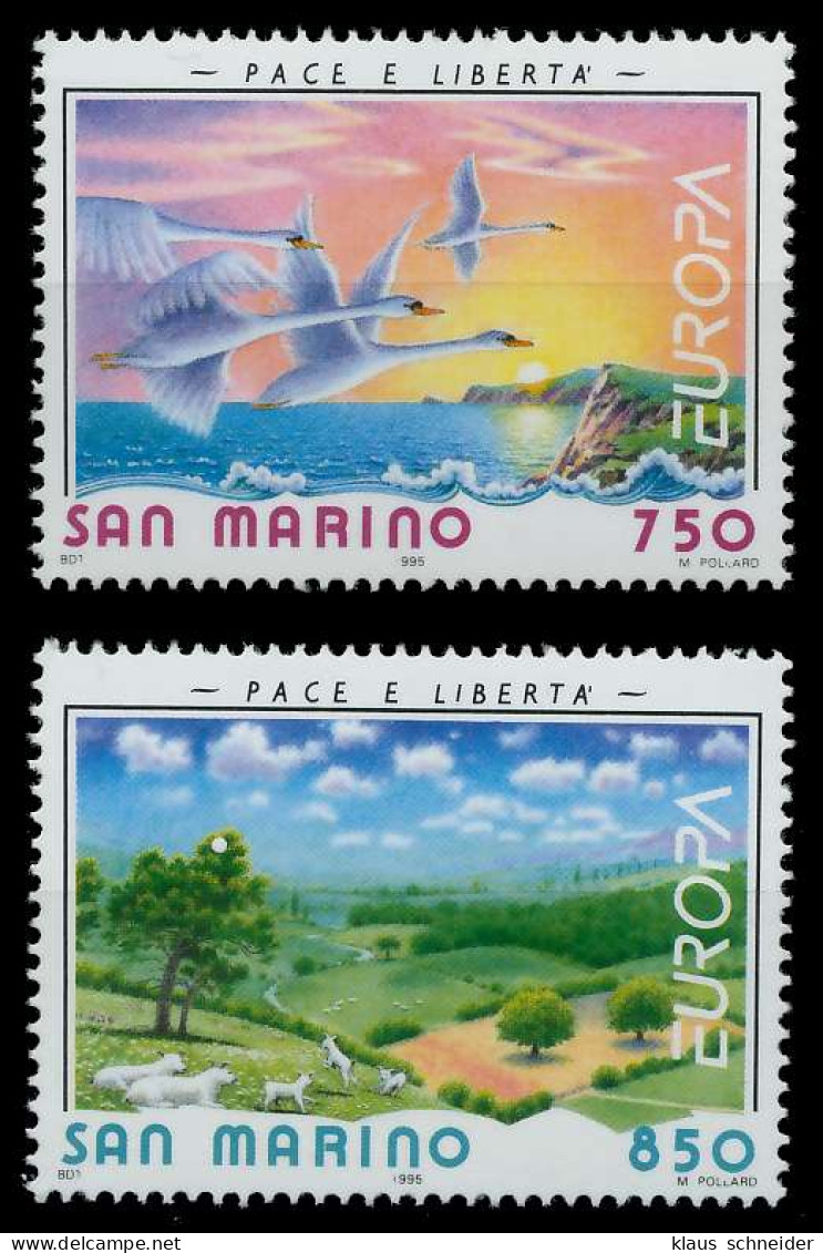 SAN MARINO 1994 Nr 1607-1608 Postfrisch X08ECC2 - Ungebraucht