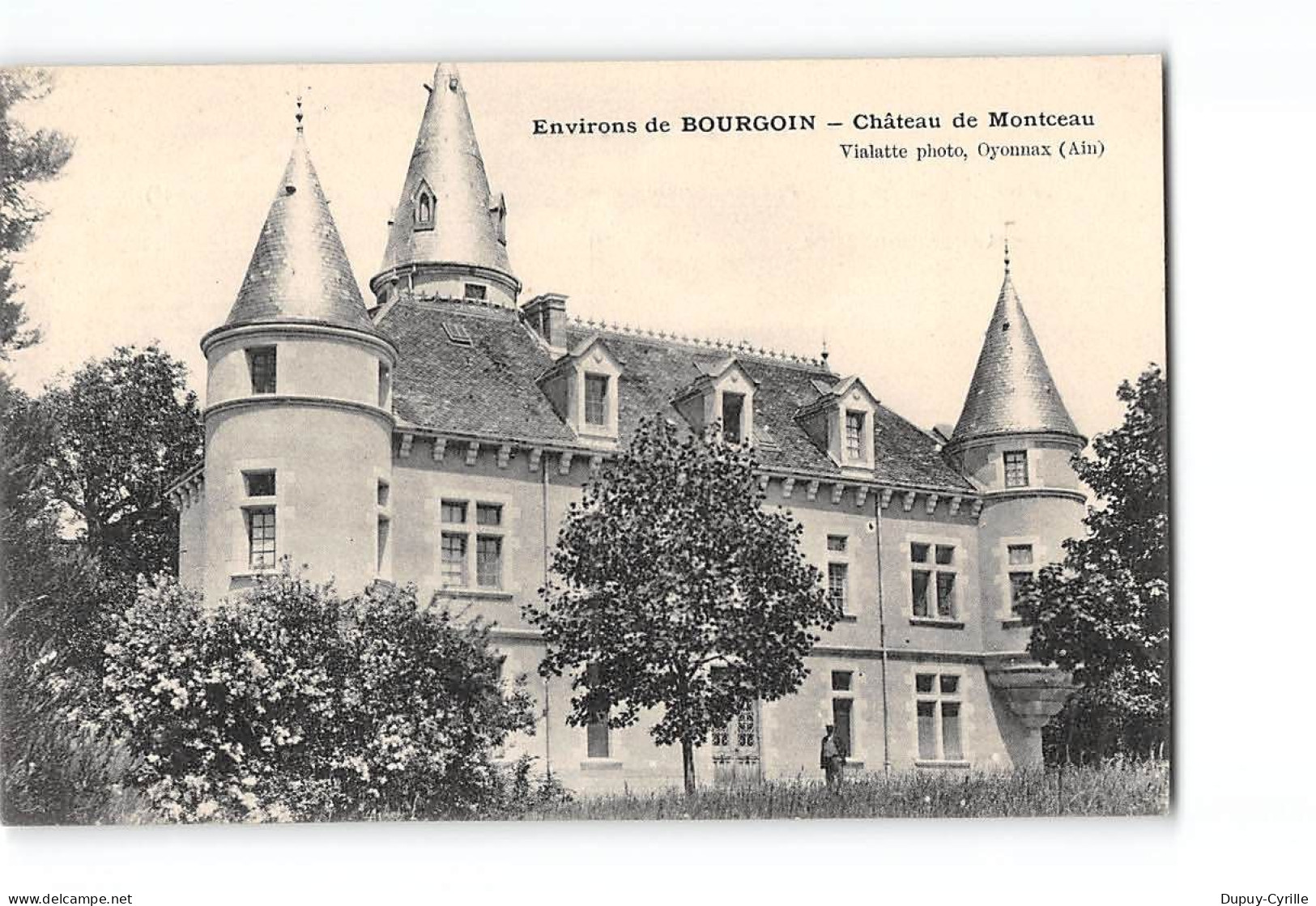 Environs De BOURGOIN - Château De Montceau - Très Bon état - Other & Unclassified