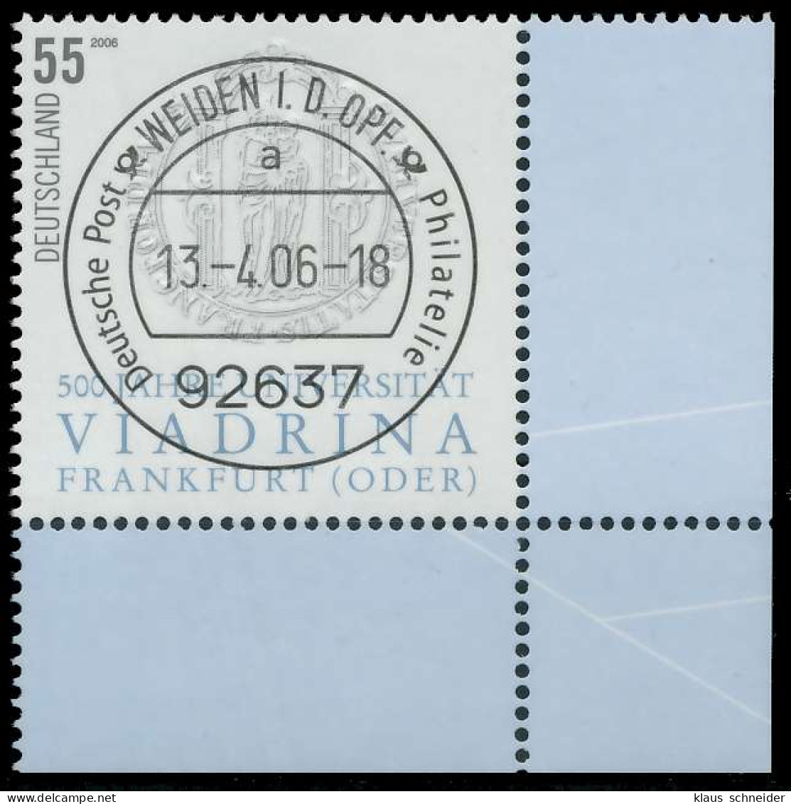 BRD BUND 2006 Nr 2533 Zentrisch Gestempelt ECKE-URE X34A7B6 - Used Stamps