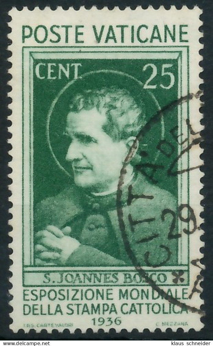 VATIKAN 1936 Nr 53 Gestempelt X3C25F6 - Used Stamps