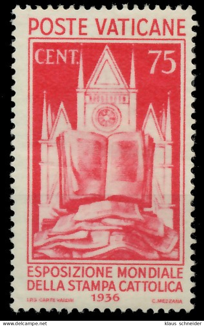 VATIKAN 1936 Nr 55 Ungebraucht X3C261A - Neufs