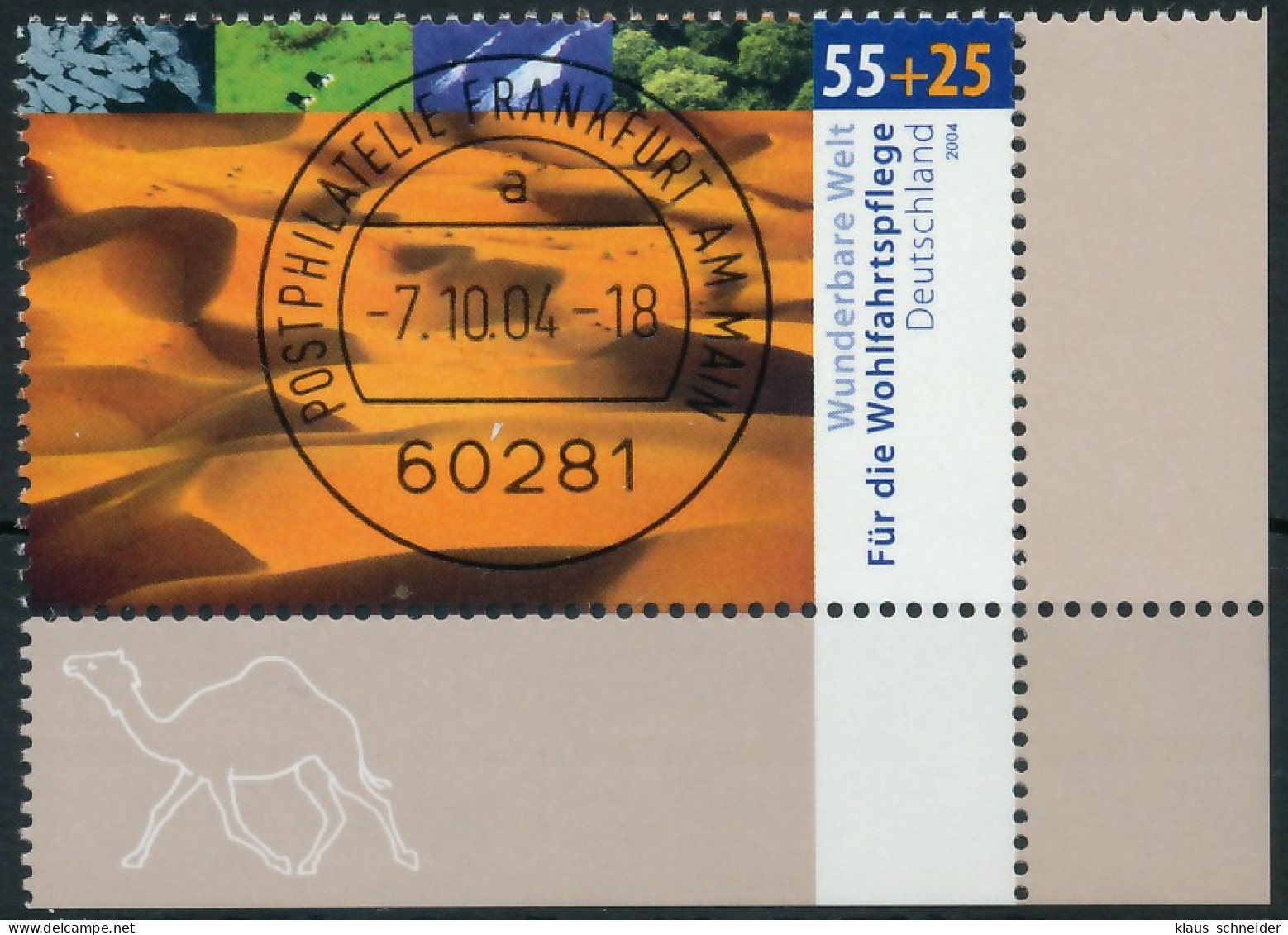 BRD BUND 2004 Nr 2426 Zentrisch Gestempelt ECKE-URE X3C86B6 - Used Stamps