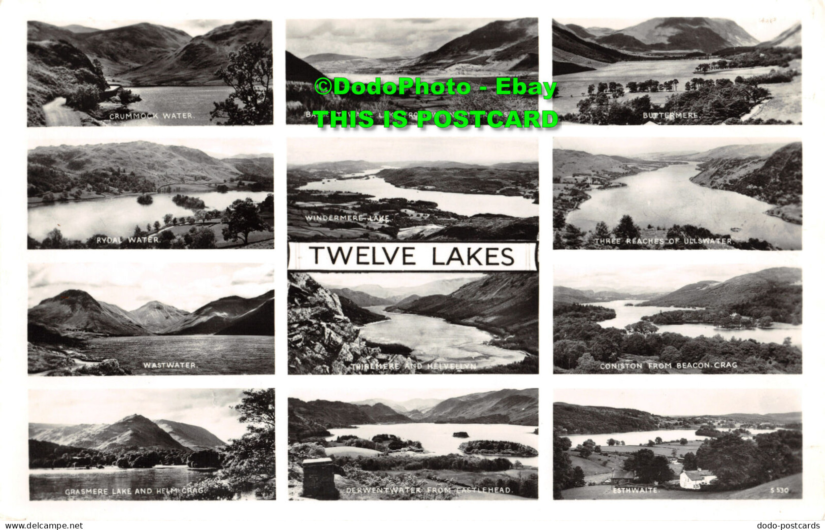 R449987 Twelve Lakes. Sanderson And Dixon. RP. Multi View - World