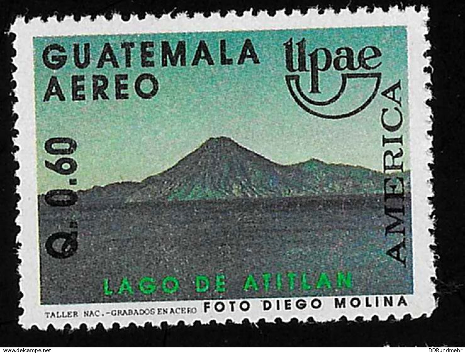 1991 Atitlan Lake Michel GT 1322 Stamp Number GT C841 Yvert Et Tellier GT PA838B Stanley Gibbons GT 1324 Xx MNH - Guatemala