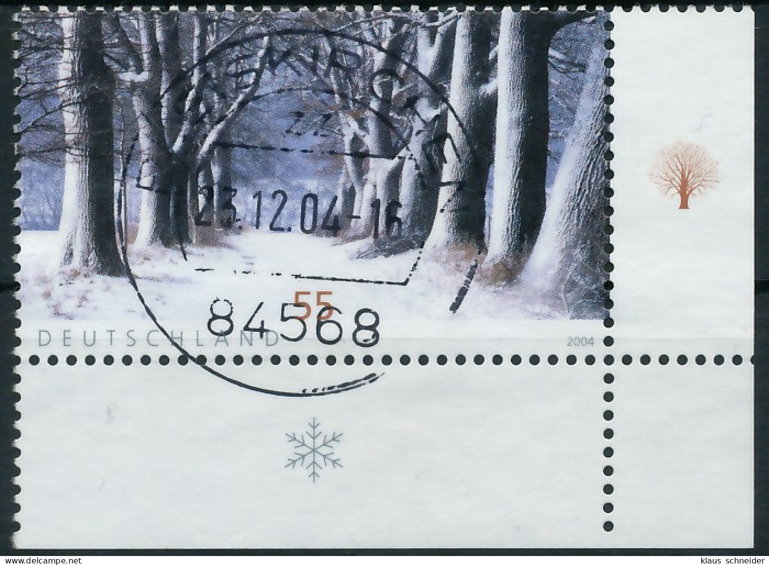 BRD BUND 2004 Nr 2431 Zentrisch Gestempelt ECKE-URE X3C875E - Used Stamps