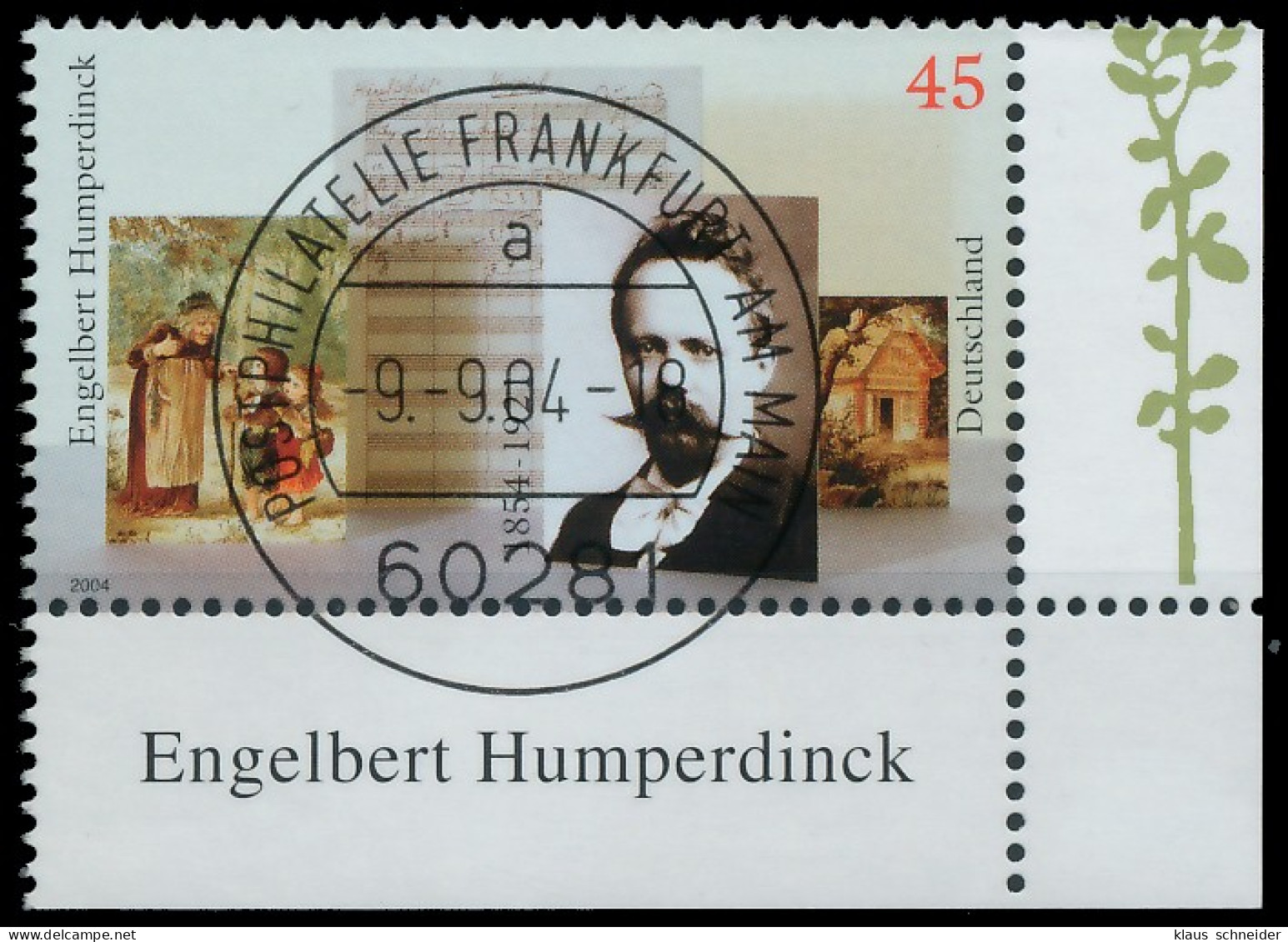 BRD BUND 2004 Nr 2420 Zentrisch Gestempelt ECKE-URE X3C87CA - Used Stamps