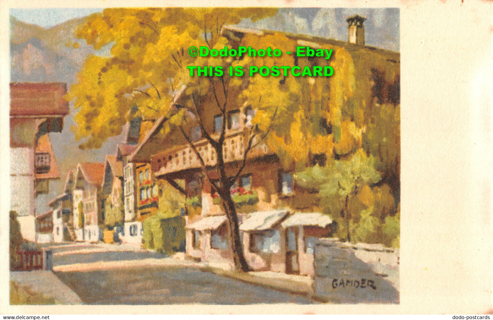 R450002 5019. A. Gander Jun. Brienz. Oberlander Hauser. Maisons De LOberland Ber - World