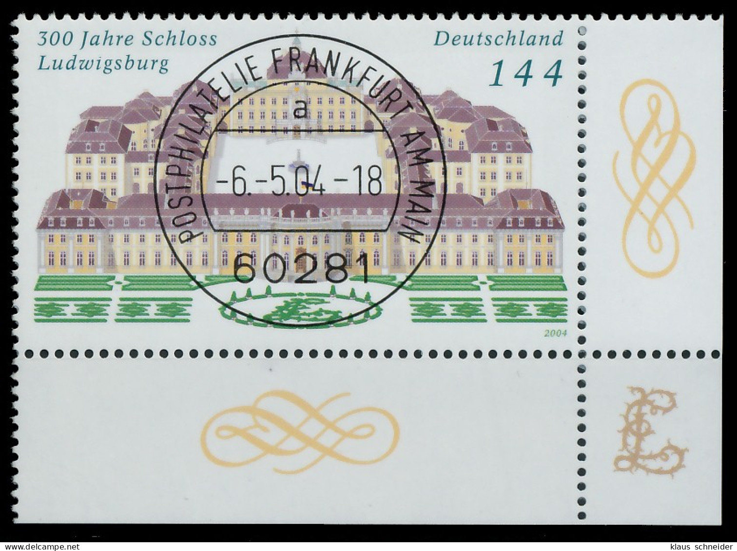 BRD BUND 2004 Nr 2398 Zentrisch Gestempelt ECKE-URE X3C88D2 - Used Stamps