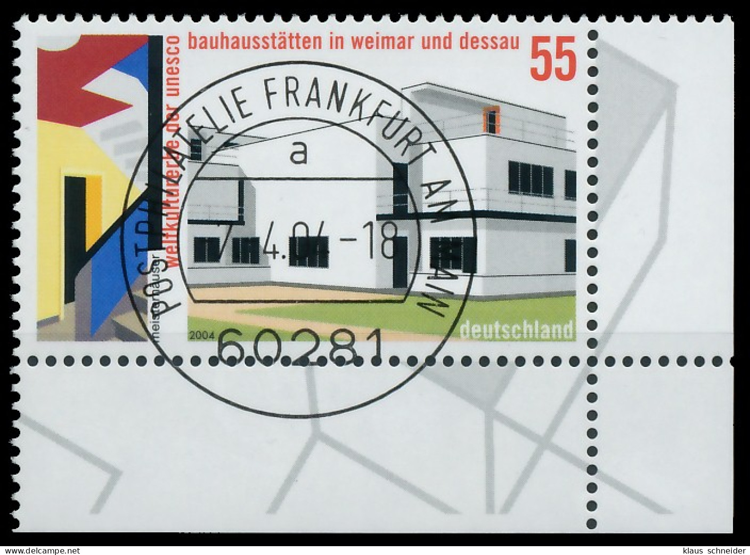 BRD BUND 2004 Nr 2394 Zentrisch Gestempelt ECKE-URE X3C8952 - Used Stamps