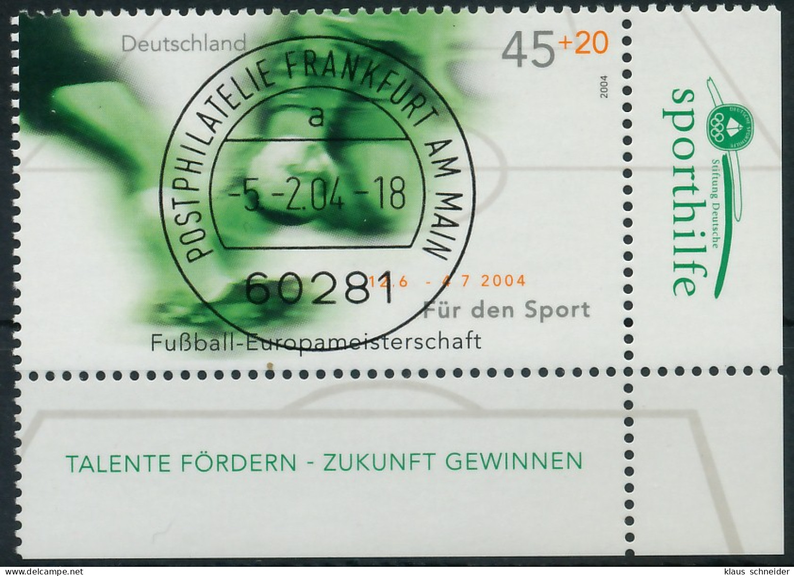 BRD BUND 2004 Nr 2382 Zentrisch Gestempelt ECKE-URE X3C8962 - Gebraucht