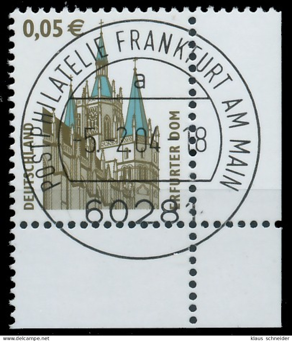 BRD BUND DS SEHENSWÜRDIGKEITEN Nr 2381C Zentrisch Gestempelt X3C89A6 - Used Stamps