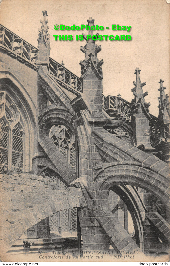 R450035 97. Abbaye Du Mont Saint Michel. Contreforts De La Partie Sud. ND. Phot. - Wereld