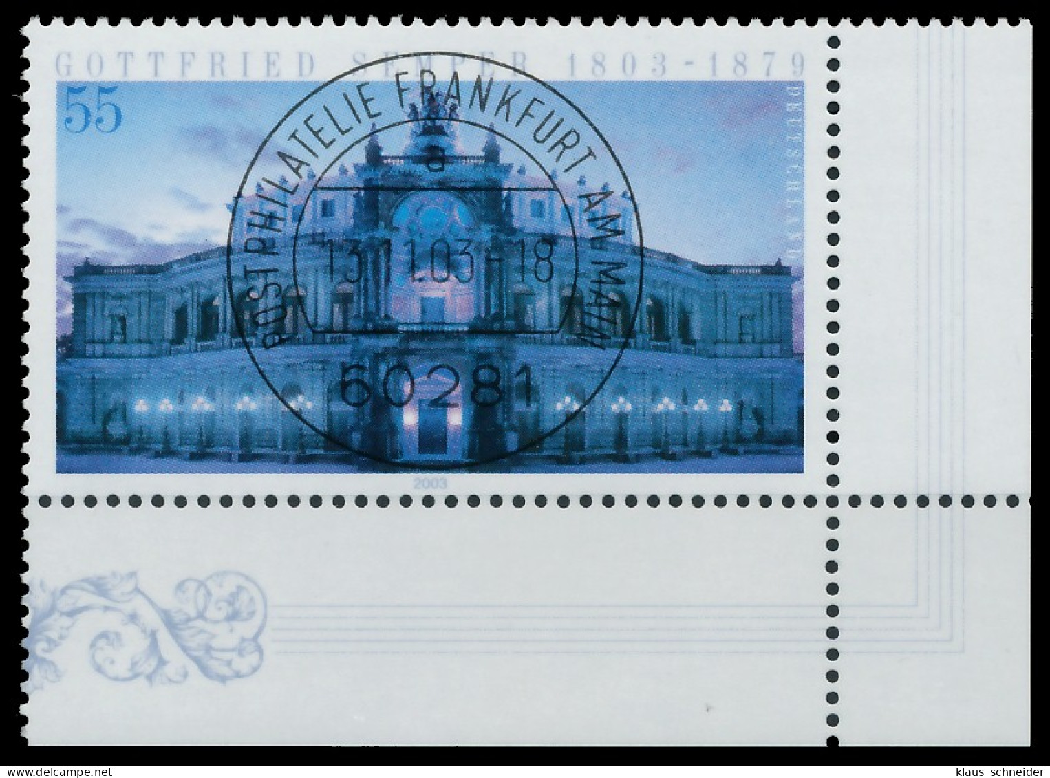 BRD BUND 2003 Nr 2371 Zentrisch Gestempelt ECKE-URE X3C8A06 - Used Stamps